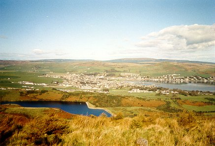 Campbeltown from Ben Ghuilean.